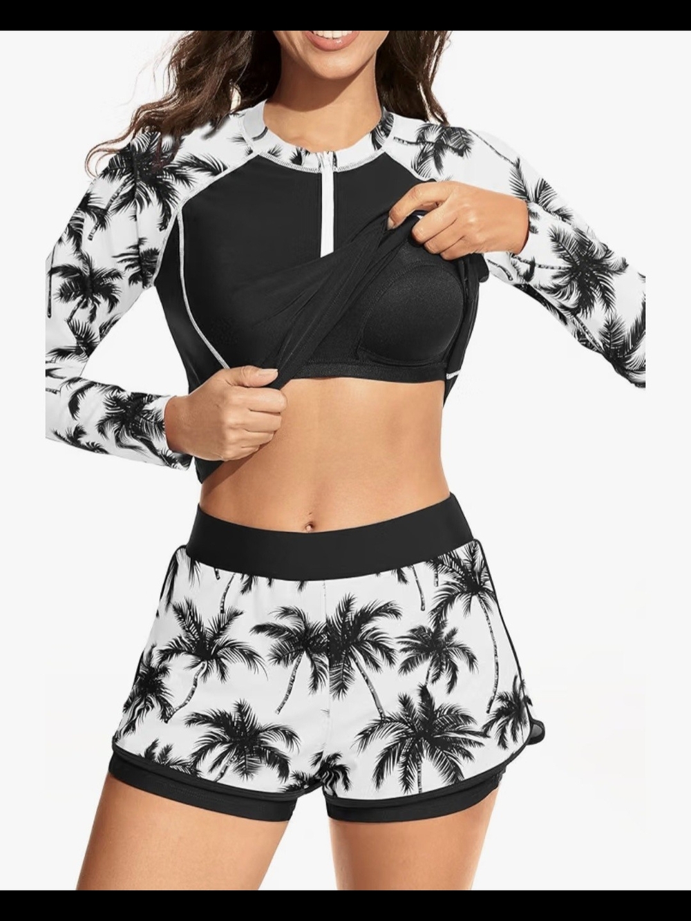 Daci Long Sleeve Rash Guard Set #1450 - Picture 6 of 13